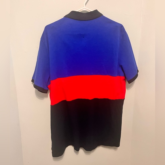 Polo Ralph Lauren - Men’s XL - Colour Block - Polo Shirt -Red, Blue, Black -NWOT - Picture 8 of 15